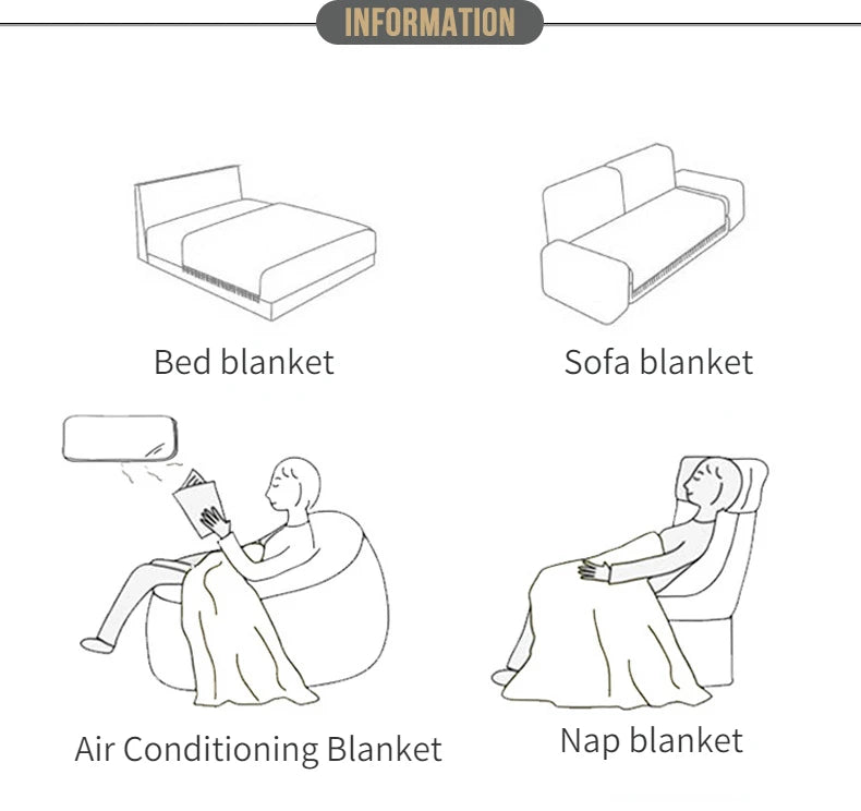 Boho Knit Blanket with Tassel Sofa Blanket Ethnic Wave Air Conditioner Blanket Napping Blanket Bed Spread Blankets for Beds