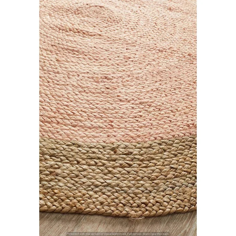 Natural Jute Braided Round Rug